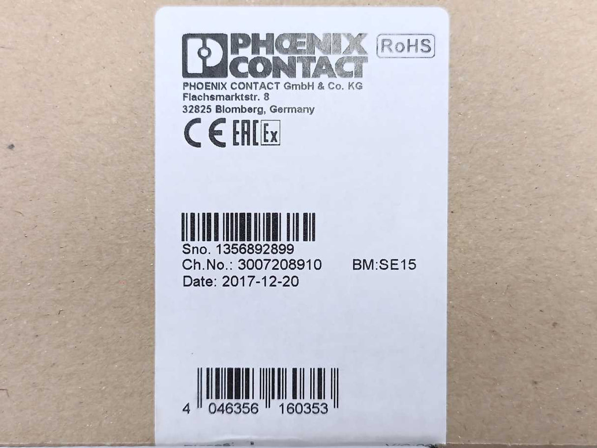 Phoenix Contact 2865340 MACX MCR-EX-SL-RPSSI-I Input Isolationg Amplifier