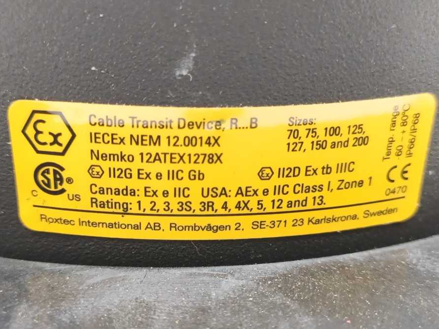 Roxtec EXBR00001502112 R 150 Ex AISI 316/PRIMED