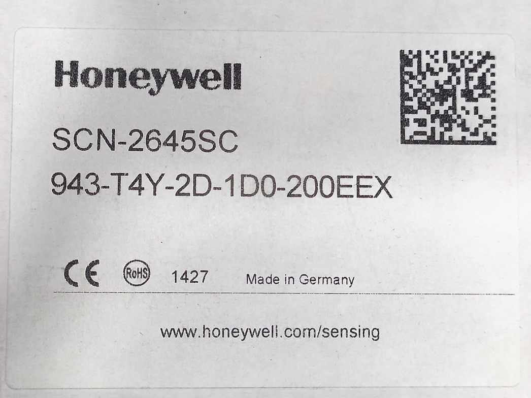 Honeywell SCN-2645SC Ultrasonic Proximity Sensor with Accessories