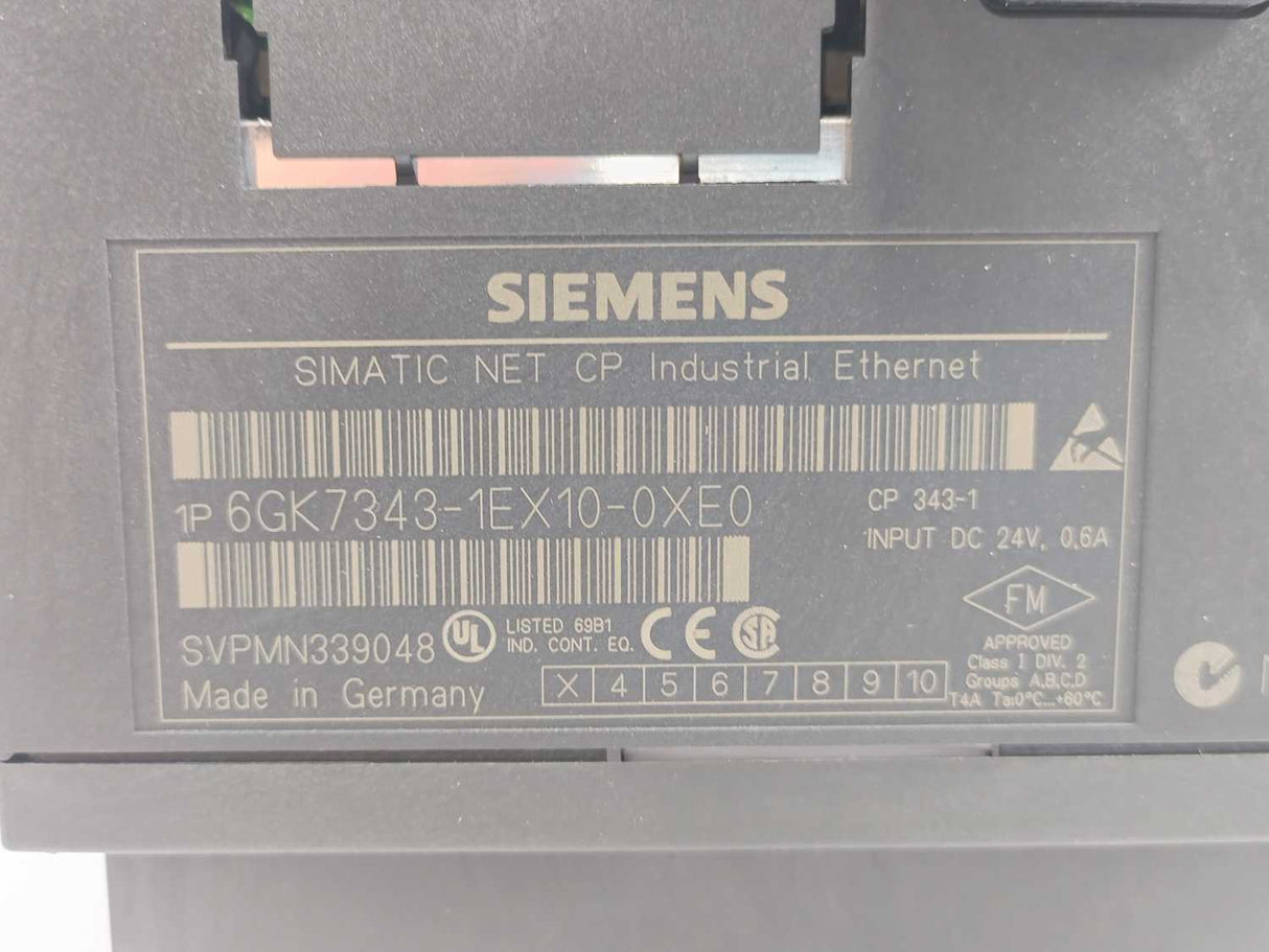 Siemens 6GK7343-1EX10-0XE0 Simatic NET CP