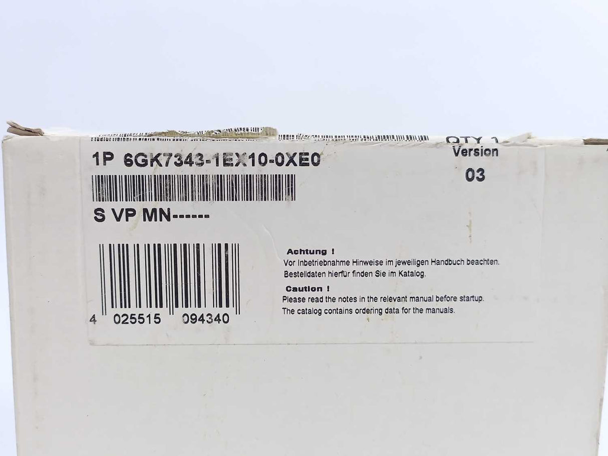Siemens 6GK7343-1EX10-0XE0 Simatic NET CP
