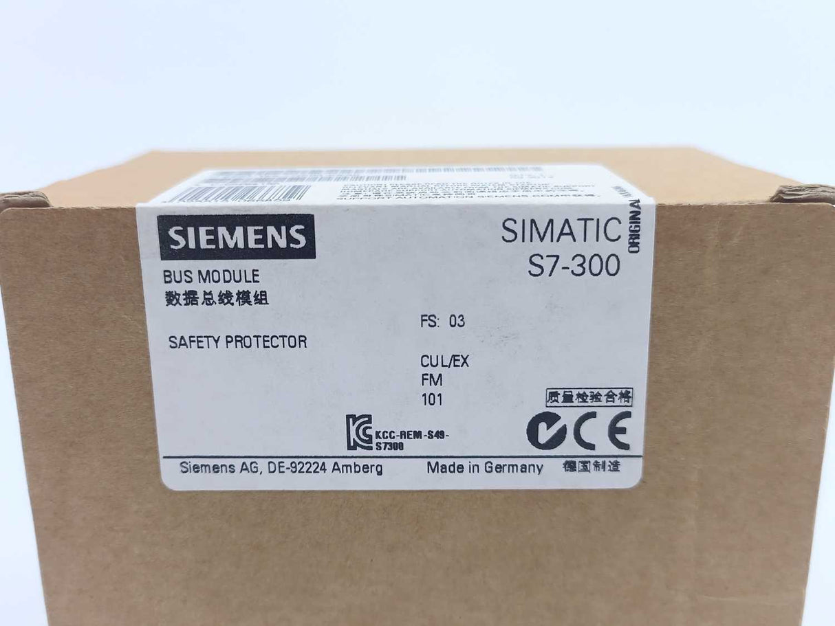 Siemens 6ES7195-7HG00-0XA0 SIMATIC S7 Bus Module