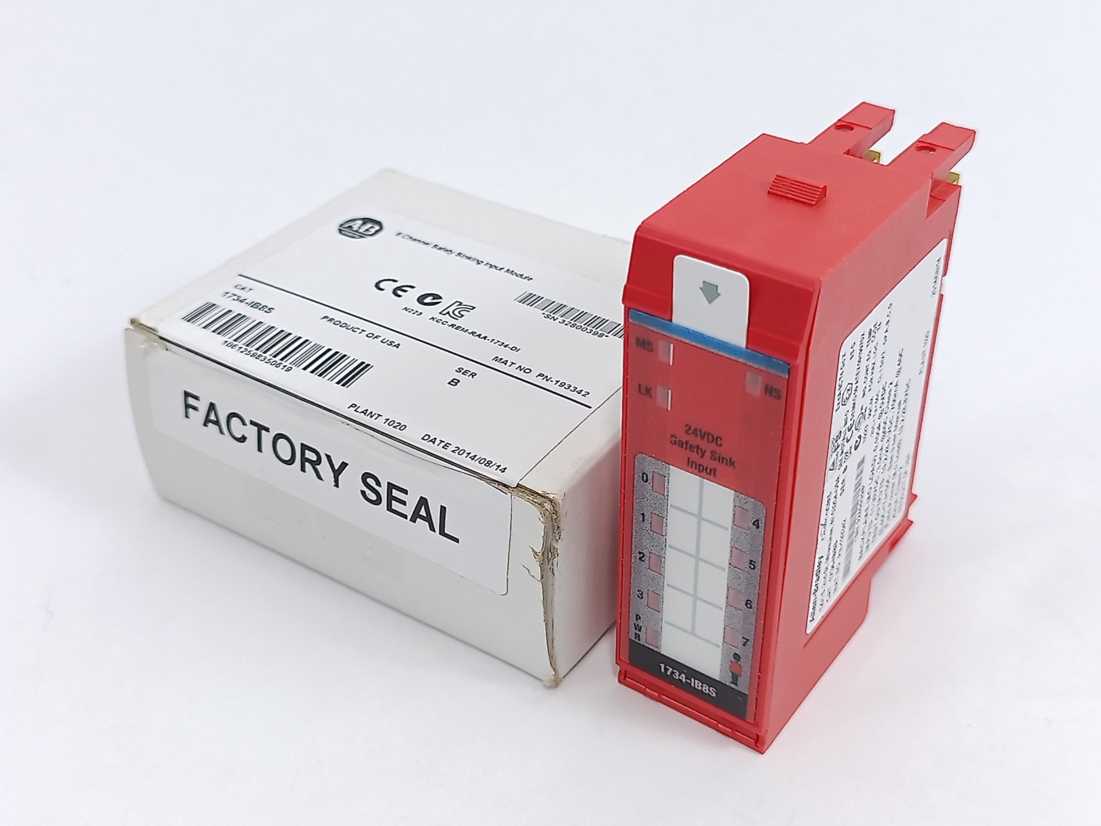 AB 1734-IB8S Ser. B 8 Channel Sfty Sinking Inp Mod PN-25132