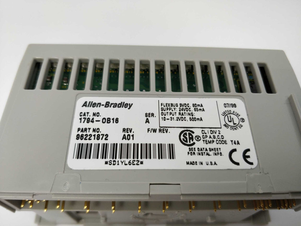 ALLEN-BRADLEY 1794-OB16 Series A REV A01 Source Output