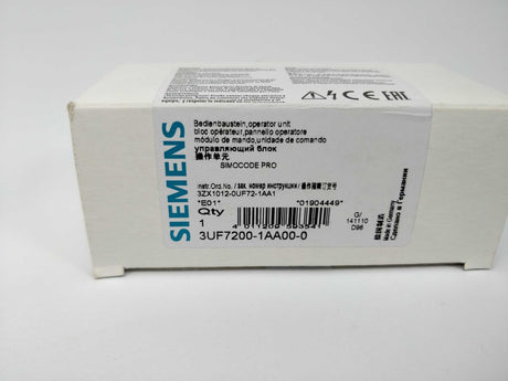 Siemens 3UF7200-1AA00-0 Simocode Pro, New in Box