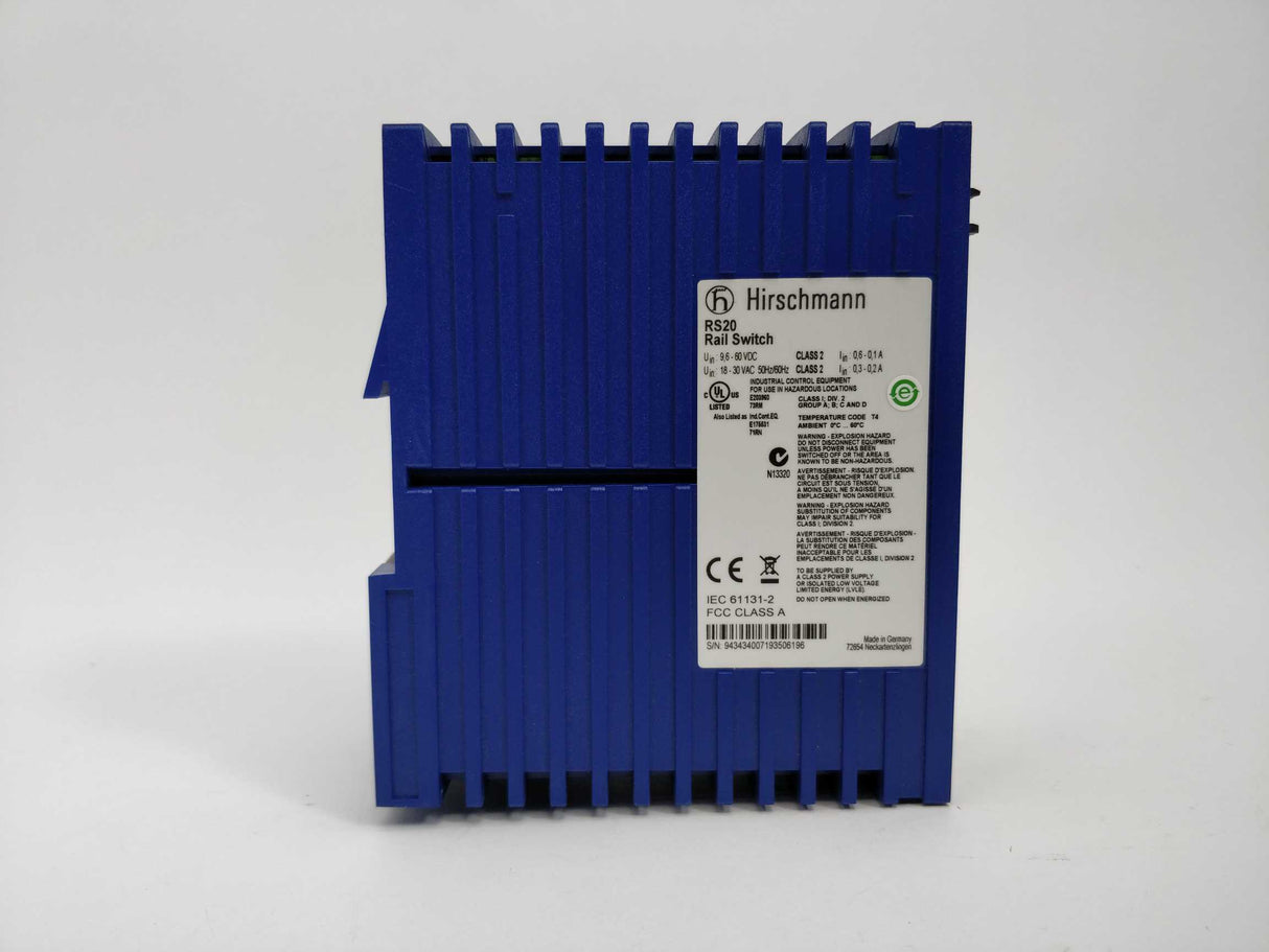Hirschmann RS20 Rail switch RS20-0400T1SDAEHH05.0.02