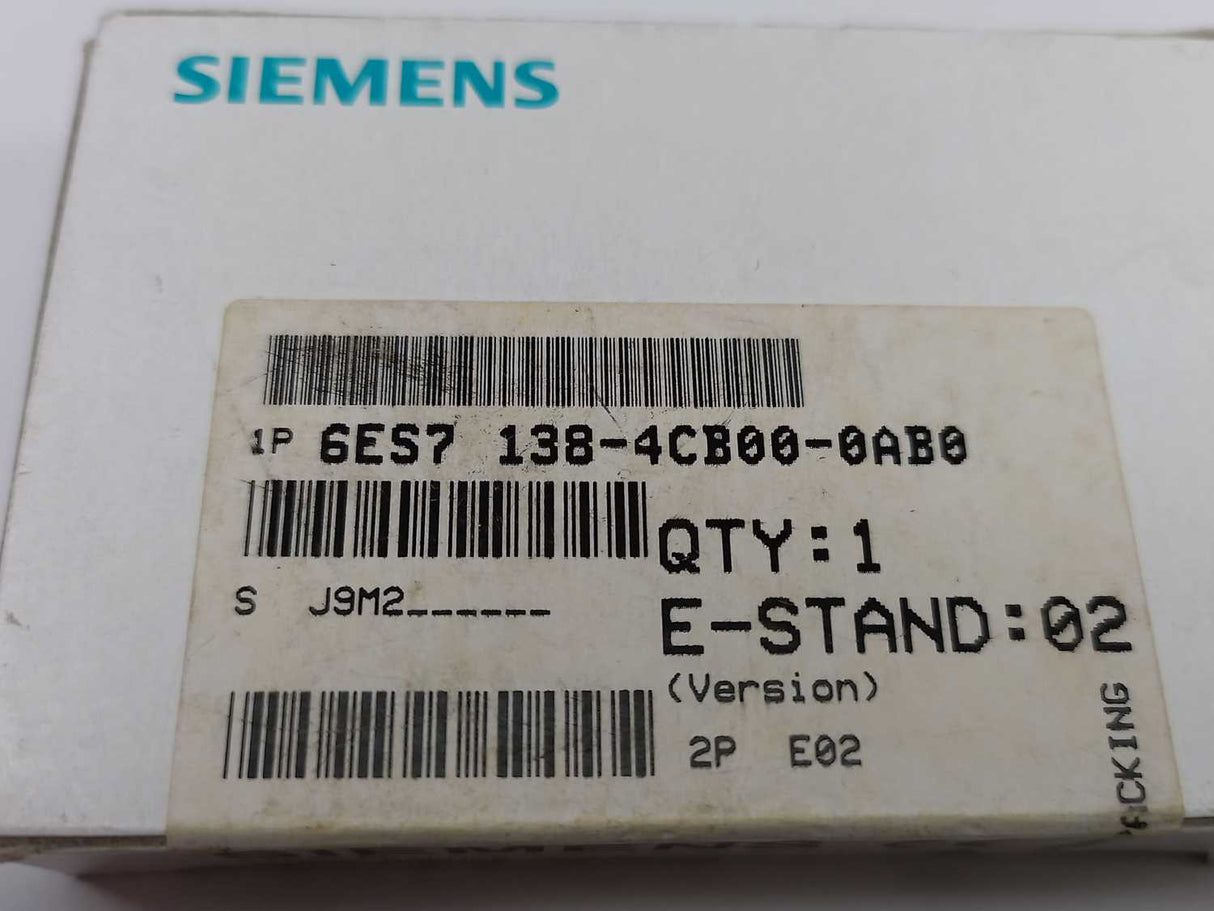 Siemens 6ES7138-4CB00-0AB0 Power Module