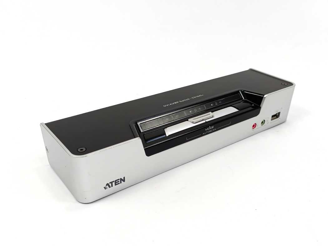 ATEN CS1642A 2-Port USB DVI Dual Link Dual Display/Audio no cables
