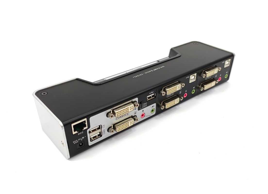 ATEN CS1642A 2-Port USB DVI Dual Link Dual Display/Audio no cables