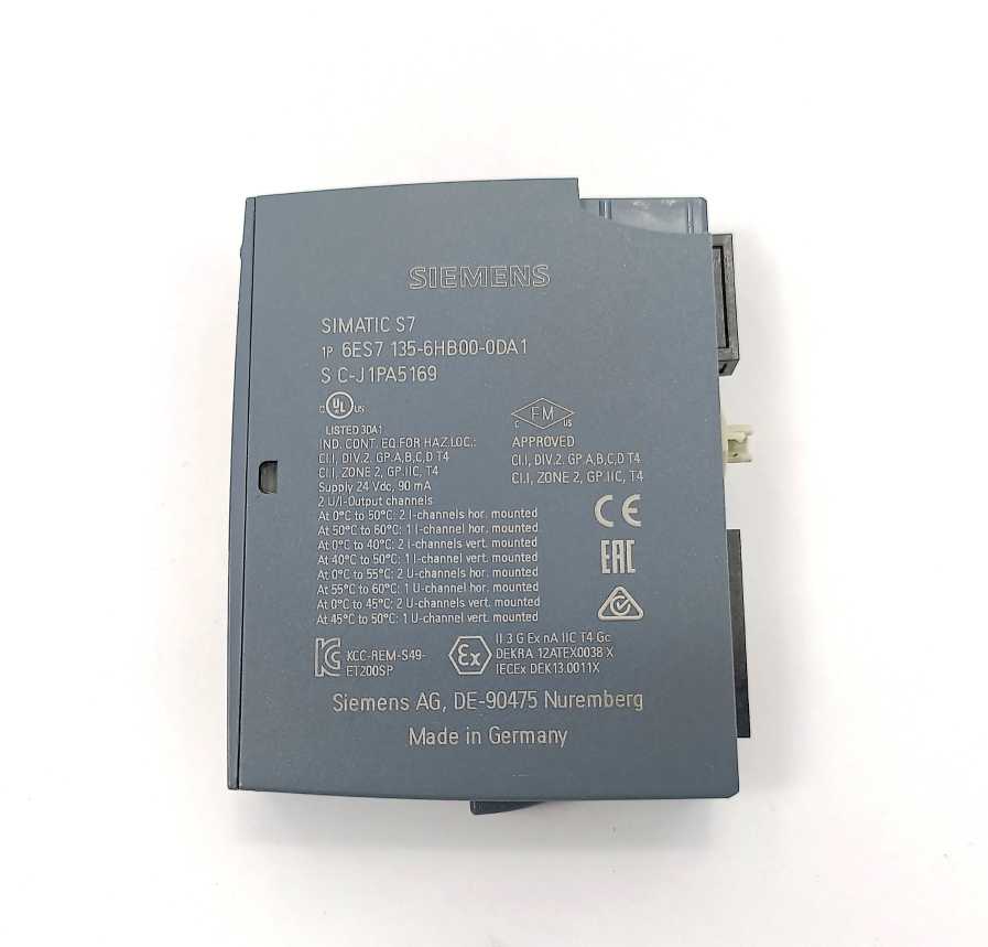 Siemens 6ES7135-6HB00-0DA1 Analog Output Module SIMATIC S7