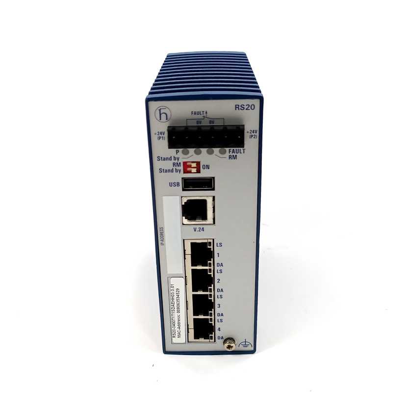 Hirschmann RS20 Rail switch RS20-0400T1T1SDAEHH03.0.01