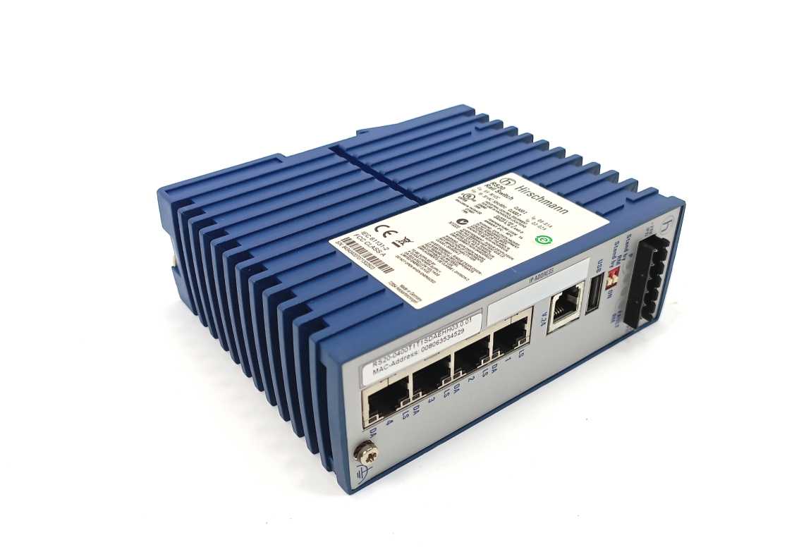Hirschmann RS20 Rail switch RS20-0400T1T1SDAEHH03.0.01