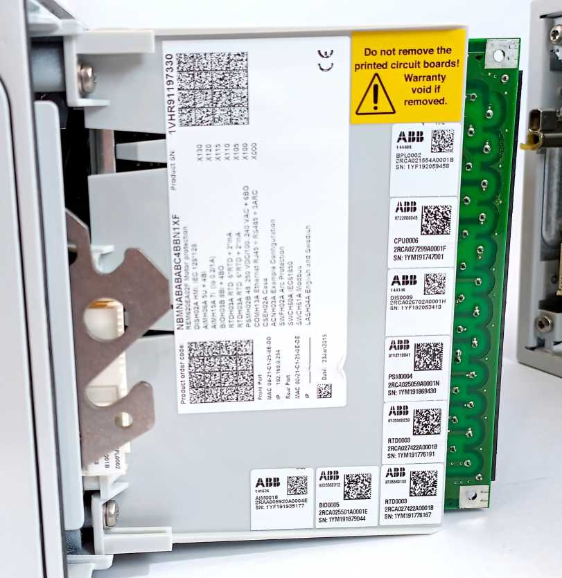 ABB NBMNABABABC4BBN1XF REM620E_F Motor Protection and Control REM620