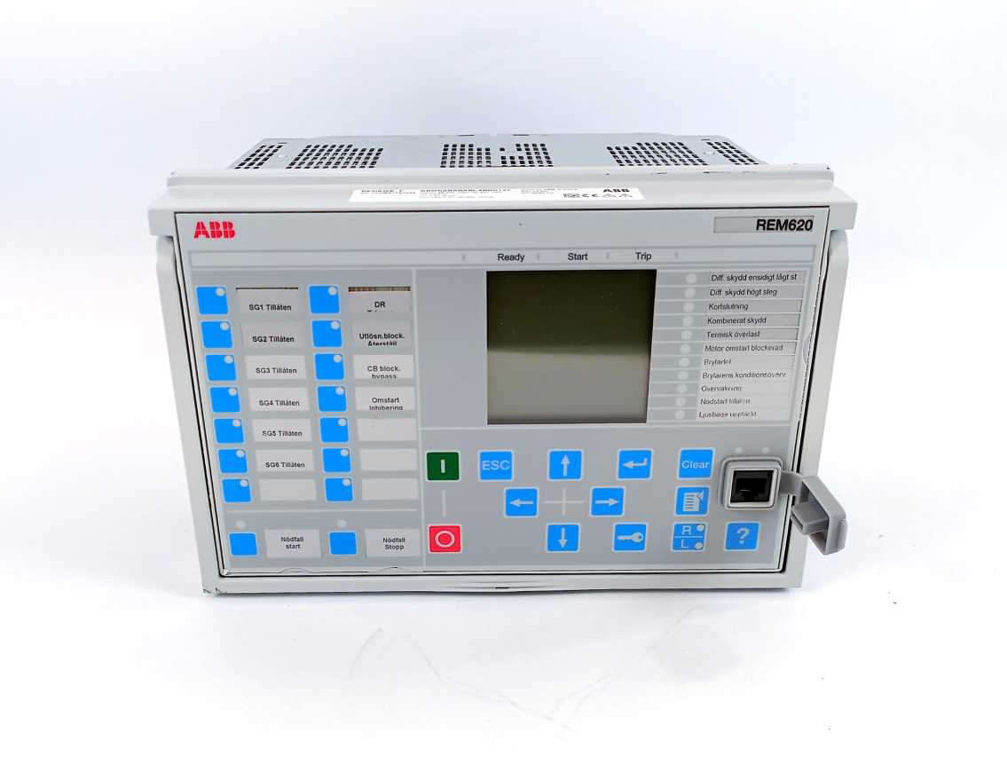 ABB NBMNABABABC4BBN1XF REM620E_F Motor Protection and Control REM620