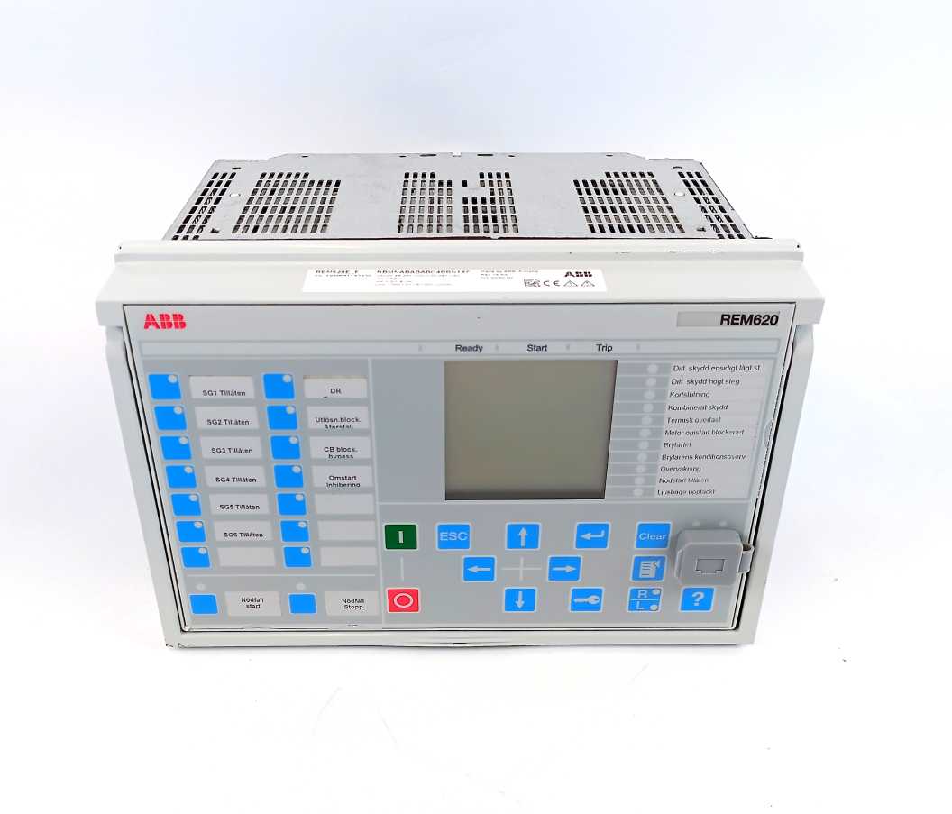 ABB NBMNABABABC4BBN1XF REM620E_F Motor Protection and Control REM620