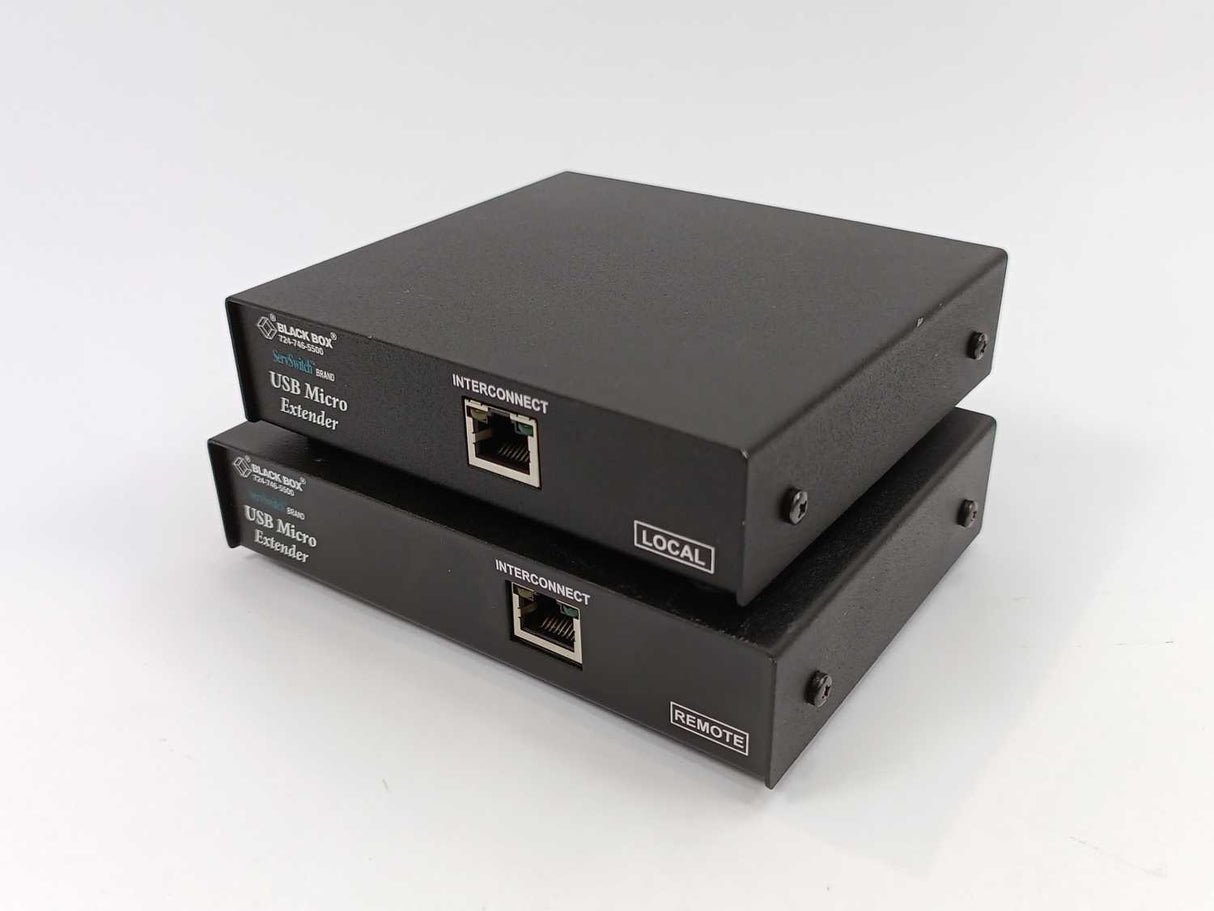 Black Box ACU4001A ServSwitch CATx USB Micro Extender. Local + Remote Units