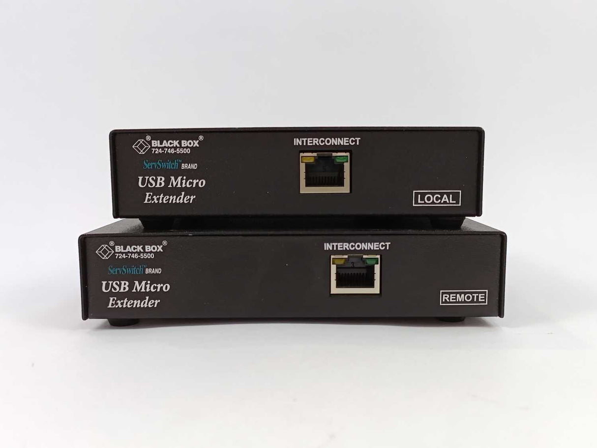 Black Box ACU4001A ServSwitch CATx USB Micro Extender. Local + Remote Units