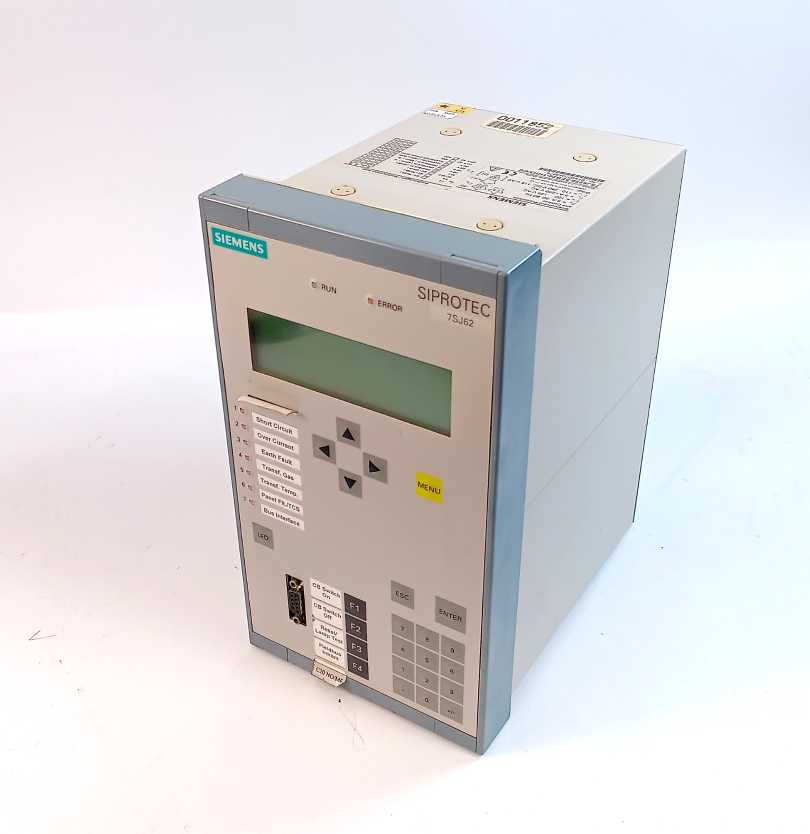 Siemens 7SJ6225-5EB20-1HH3/CC Overcurrent Protection and Control 7SJ62