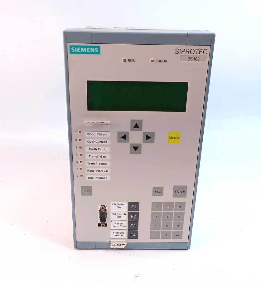 Siemens 7SJ6225-5EB20-1HH3/CC Overcurrent Protection and Control 7SJ62