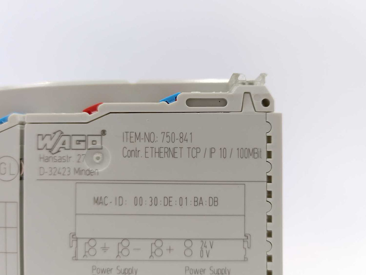 Wago 750-841 ETHERNET-controller TCP/IP10/100MBit