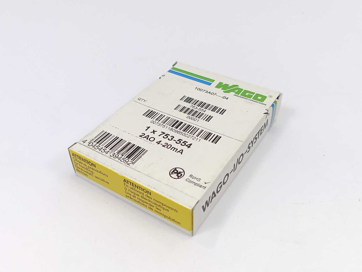 Wago 753-554 2-Channel Analog Output, 4..20 mA