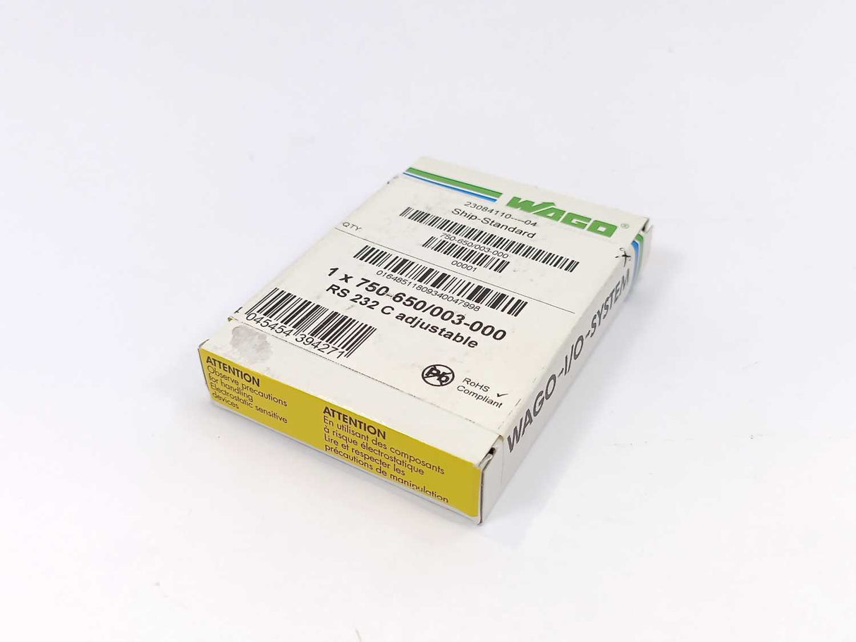 Wago 750-650/003-000 RS-232 C Serial Interface, Adjustable