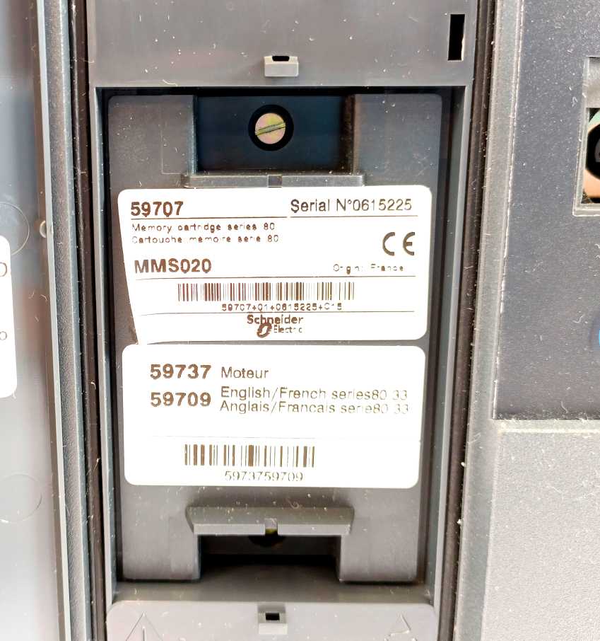 Merlin Gerin 59704 SEP383 w/ HMI w/ 59707 & 59737