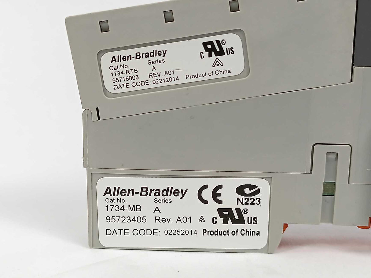 AB 1734-OE4C Ser. C Output Module w/ 1734-RTB Ser. A & 1734-MB Ser. A