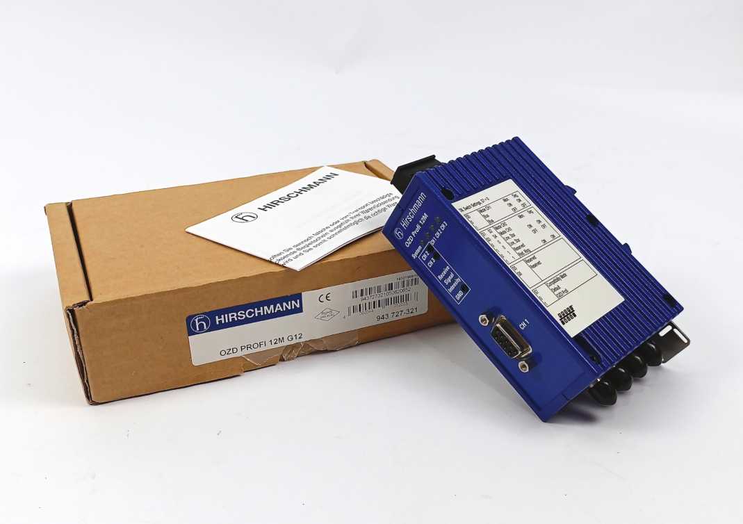 Hirschmann 943727-321 OZD Profi 12M G12 Fiberoptic Module Profibus