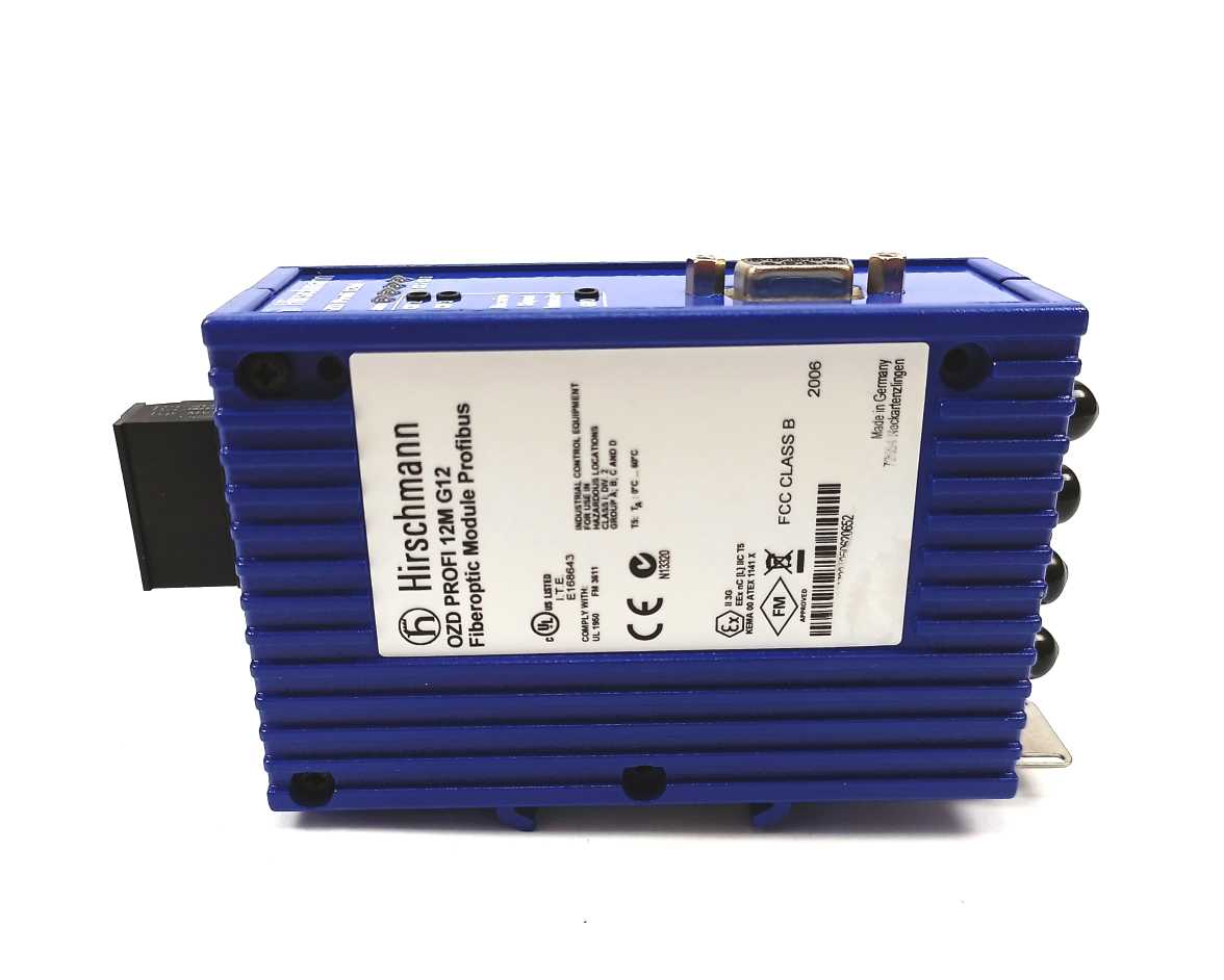 Hirschmann 943727-321 OZD Profi 12M G12 Fiberoptic Module Profibus
