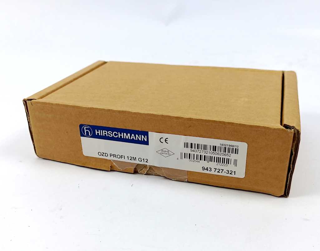 Hirschmann 943727-321 OZD Profi 12M G12 Fiberoptic Module Profibus