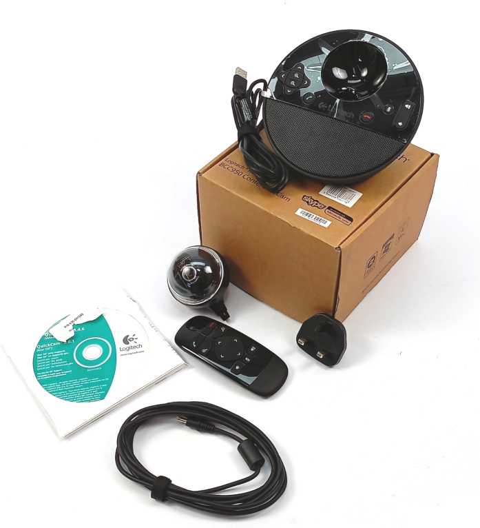 Logitech  960-000867 BCC950 ConferenceCam Webcam. Missing components