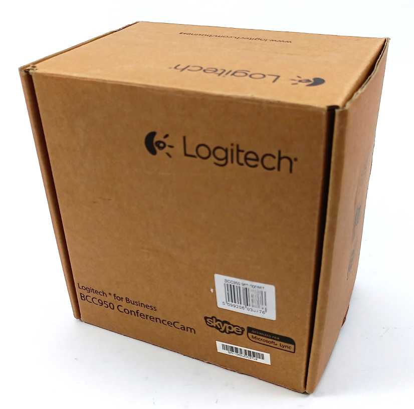 Logitech  960-000867 BCC950 ConferenceCam Webcam. Missing components