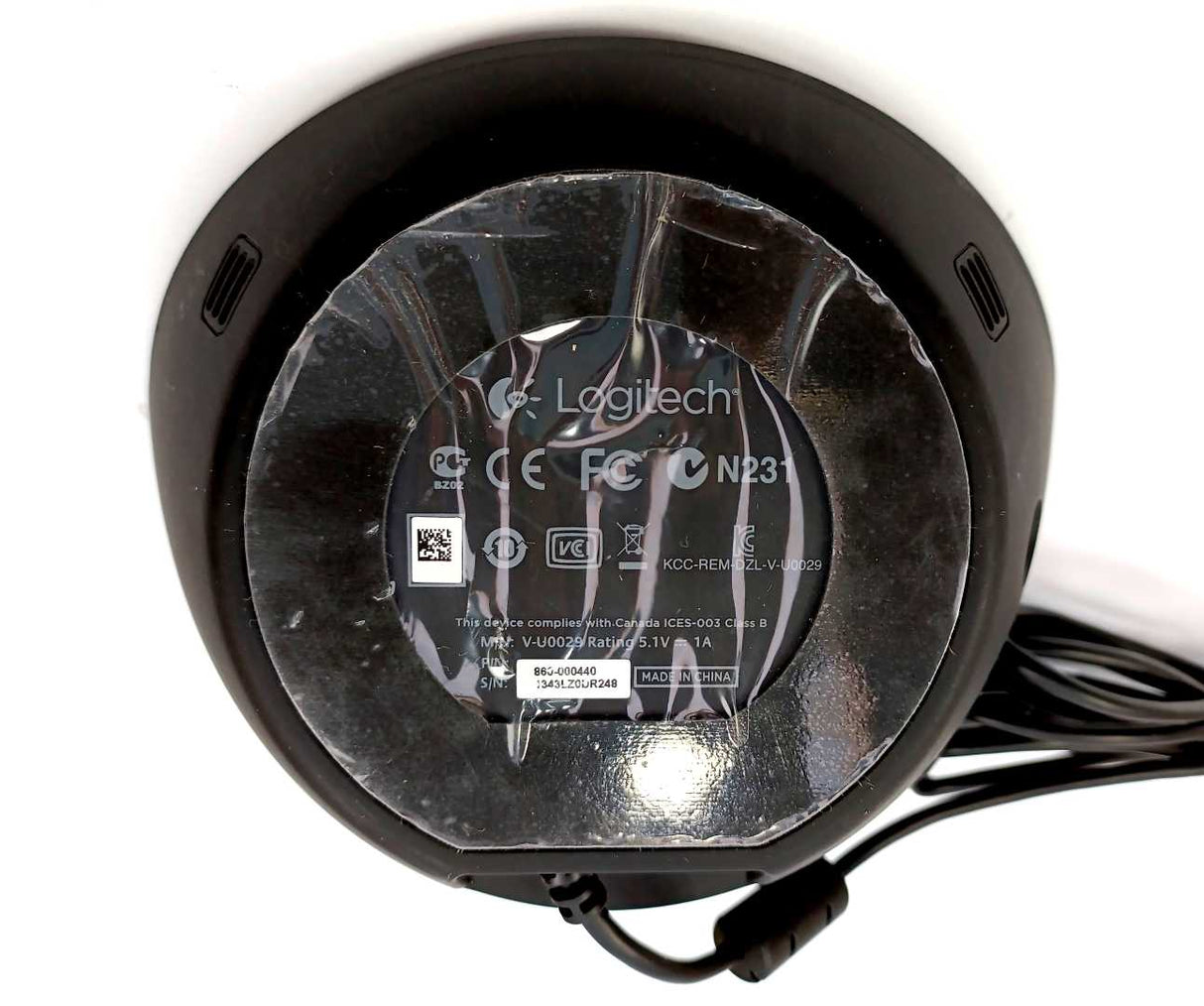 Logitech  960-000867 BCC950 ConferenceCam Webcam. Missing components