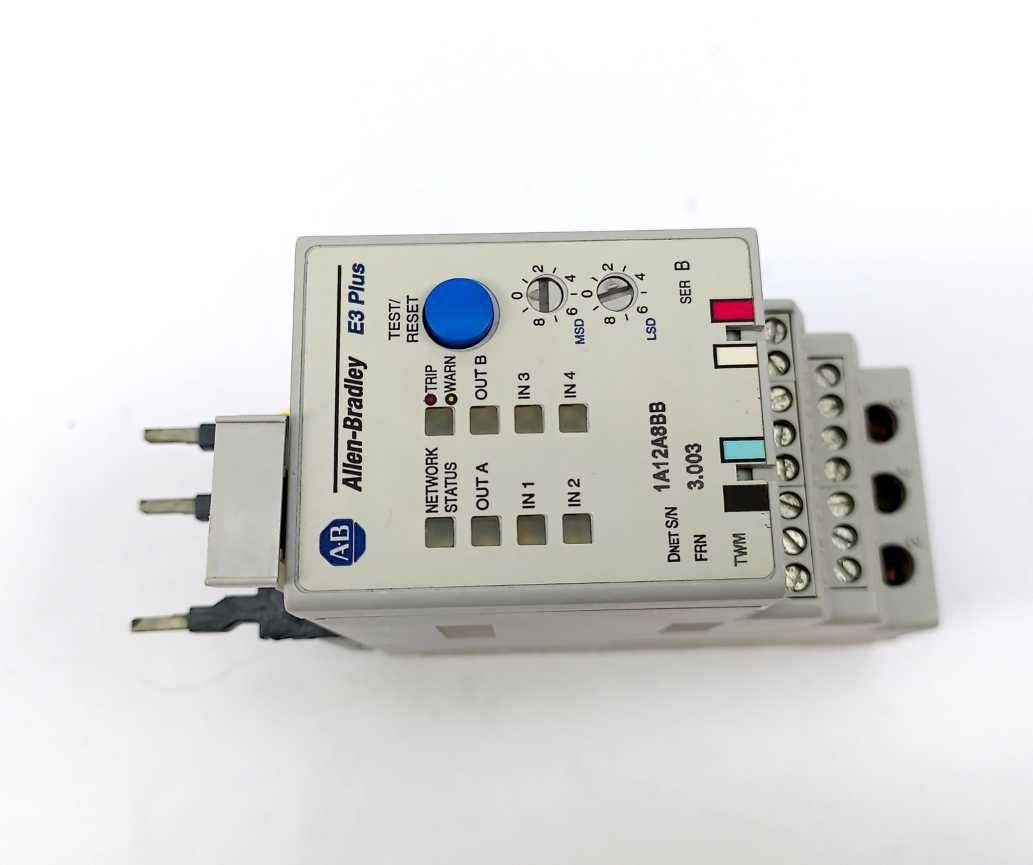 AB 193-EC2AB Ser. B E3 Plus Solid-State Overload Relay 1-5A