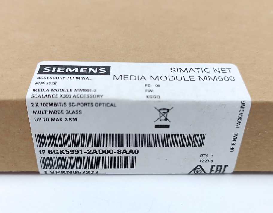 Siemens 6GK5991-2AD00-8AA0 SIMATIC NET Media Module MM991-2
