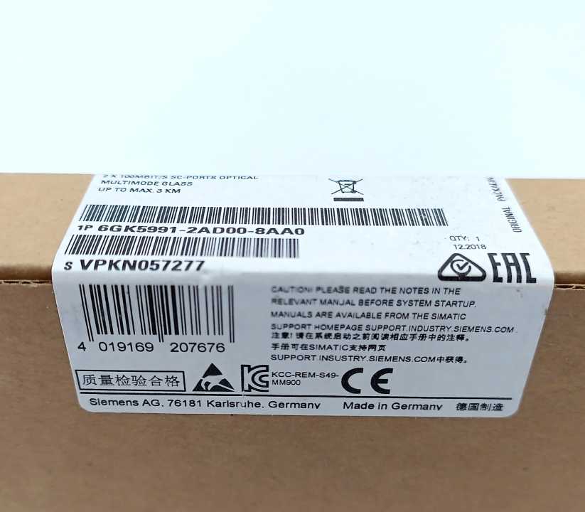 Siemens 6GK5991-2AD00-8AA0 SIMATIC NET Media Module MM991-2