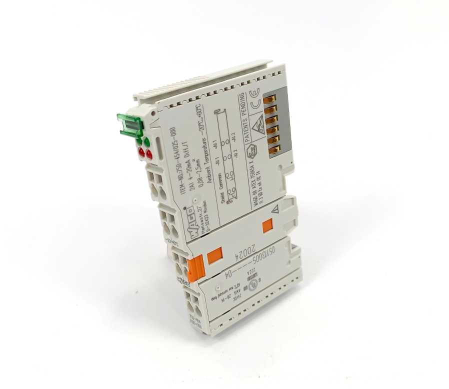 Wago 750-454/025-000 2AI 4-20mA Diff./T