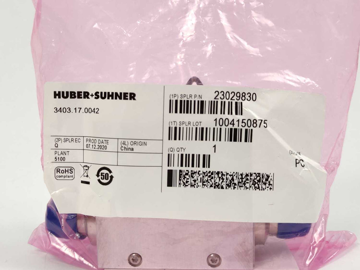 Huber+Suhner 23029830 3403.17.0042 Coaxial Surge Protector Device