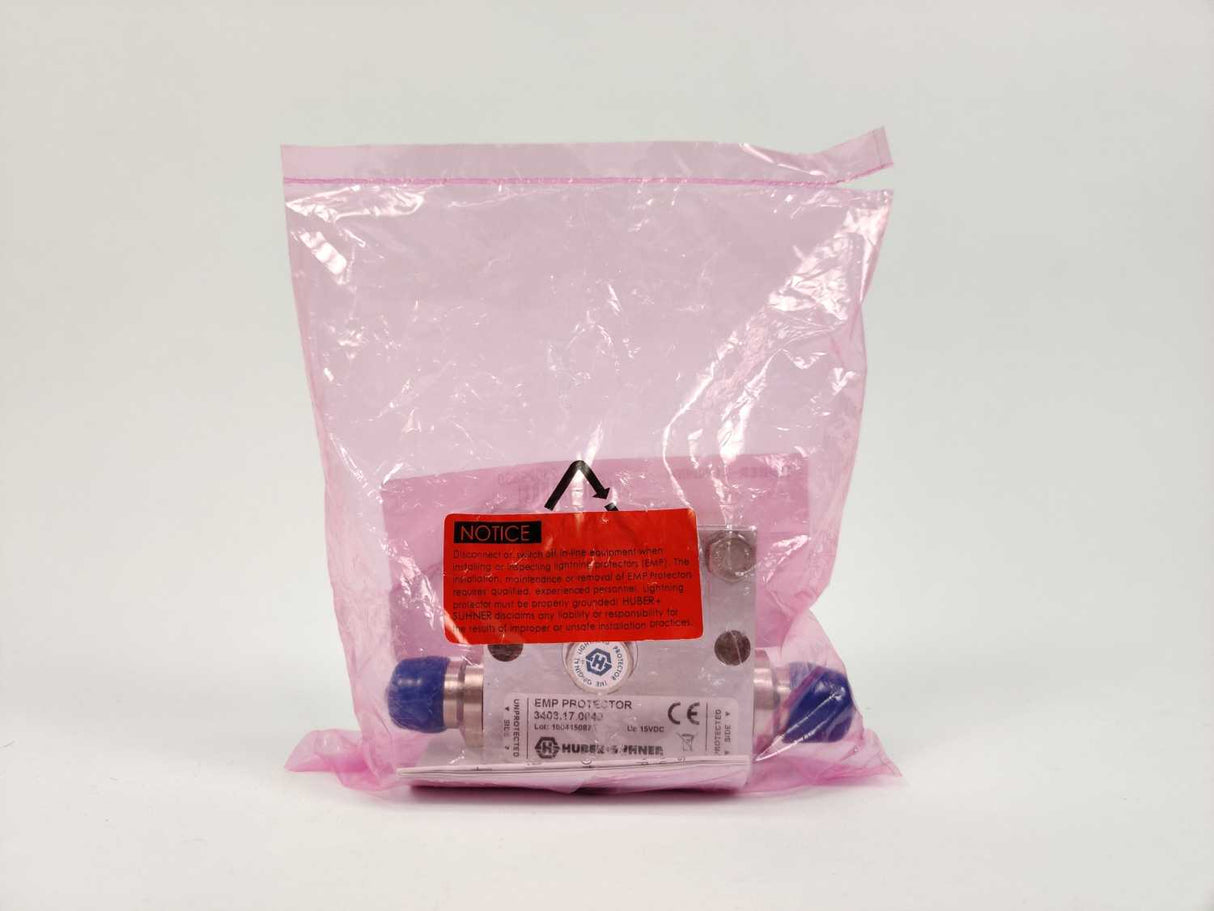 Huber+Suhner 23029830 3403.17.0042 Coaxial Surge Protector Device