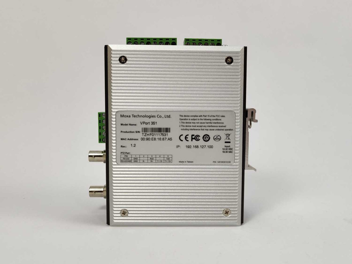 Moxa VPort 351 1-Channel Industrial Video Encoder
