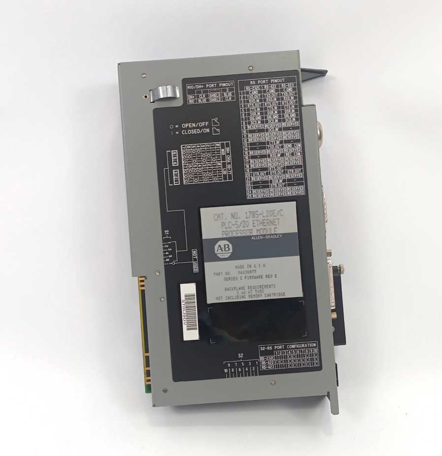 AB 1785-L20E Ser. C PLC-5/20 Ethernet Processor Module