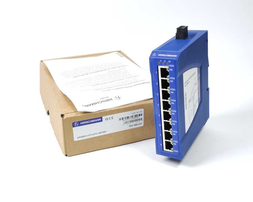 Hirschmann Spider II 8TX/2FX-SM EEC Rail Switch