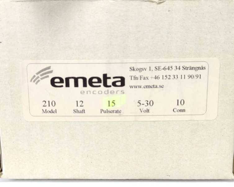 Emeta 210 Encoder Shaft 12 Pulsrate 15
