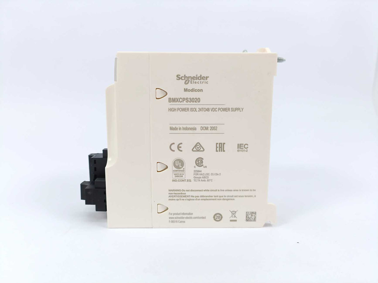 Schneider Electric BMXCPS3020 High Power ISOL 24TO48 VDC Power Supply