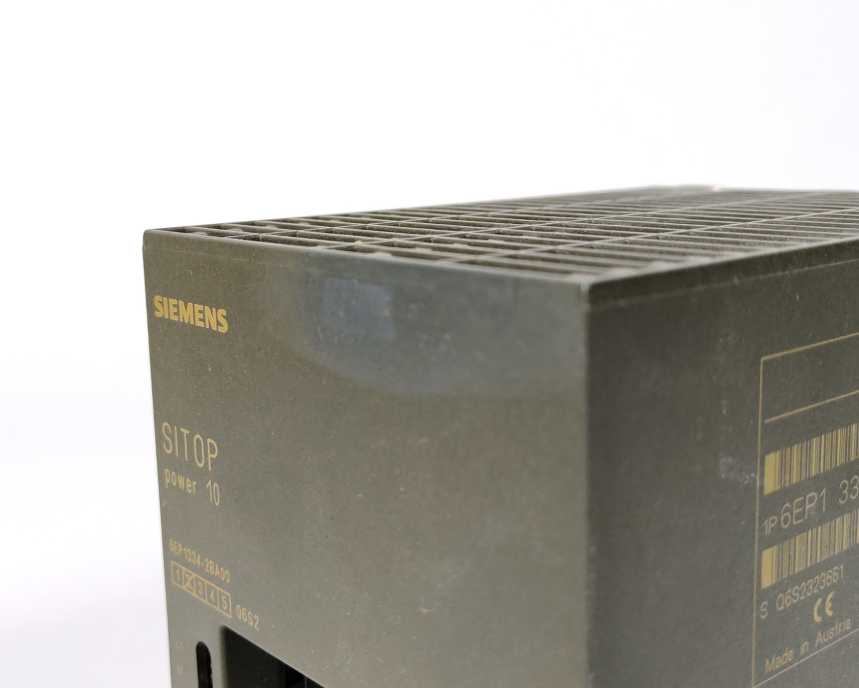 Siemens 6EP1 334-2BA00 SITOP Power 10 24V 10A