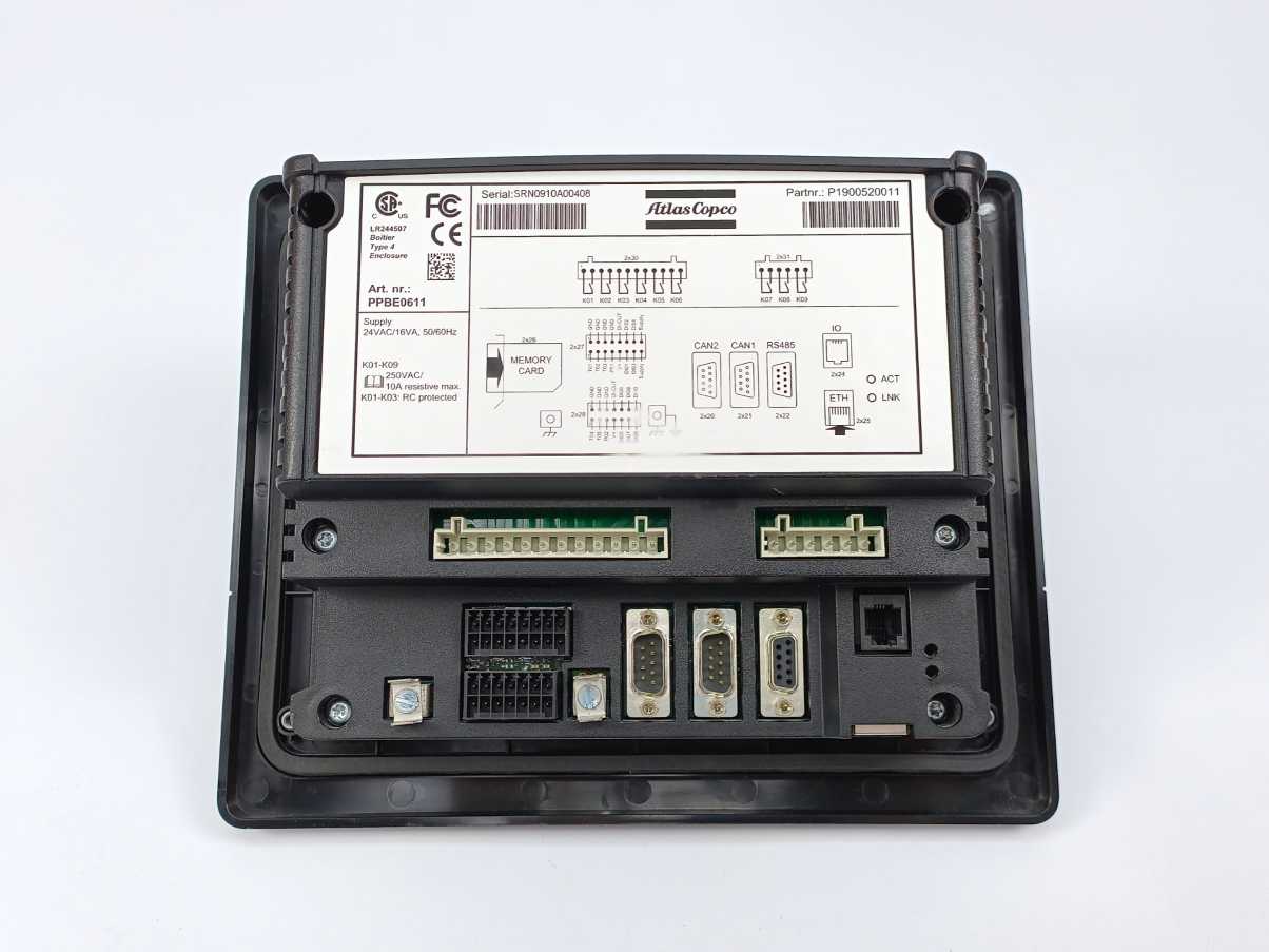 ELEKTRONIK BAU P1900520011 AtlasCopco PPBE0611 Compressor Control Panel