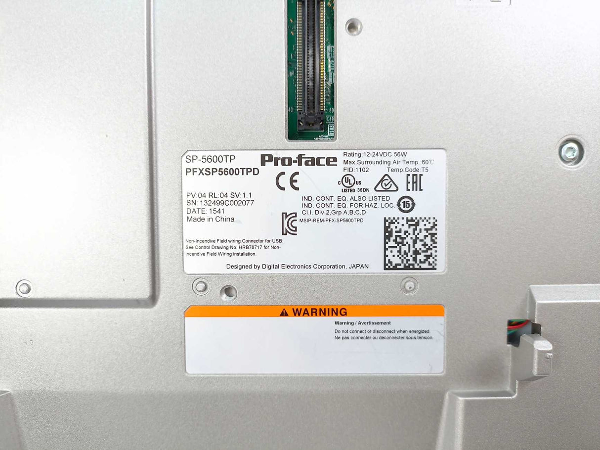 Pro-Face PFXSP5600TPD SP-5000TP Display