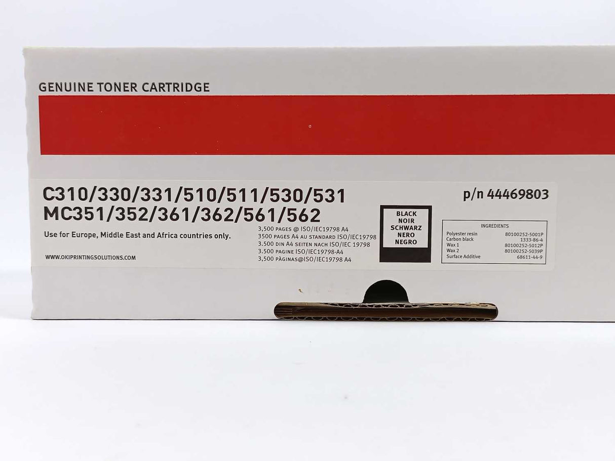 OKI 44469803 Black Toner Cartridge
