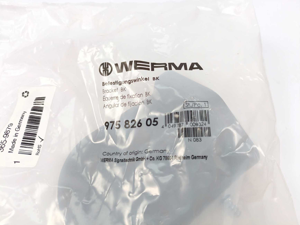 Werma 975 826 05 Bracket BK For Beakon Light 5 Pcs.